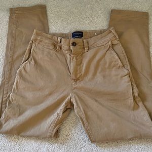 Men’s American Eagle Extreme Flex Slim Straight 28x30 Khaki Pants / Chinos